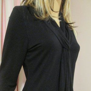 Grace Cowel Neck Tunic Draped Stone Top L